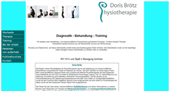 Desktop Screenshot of broetz-physiotherapie.de